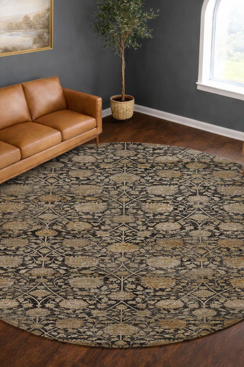 Aristo AR3 Black 9' x 12' Rug image number 3