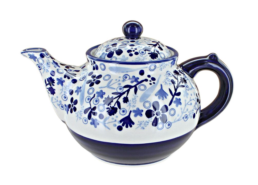 Blue Rose Polish Pottery Eloise Teapot