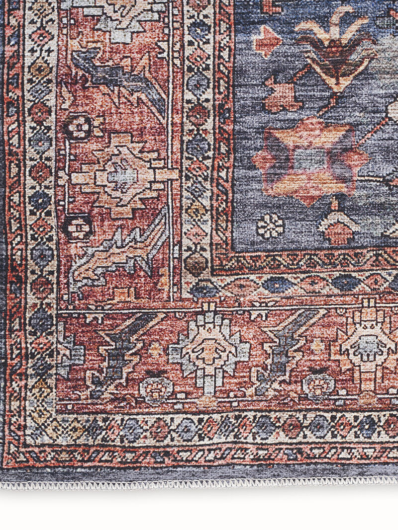 Grand Washables GRW02 Navy/Brown 9'2" x 12' Rug