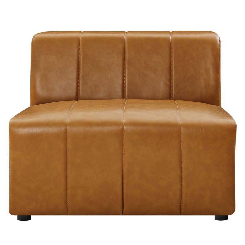 Bartlett Vegan Leather Armless Chair image number 4