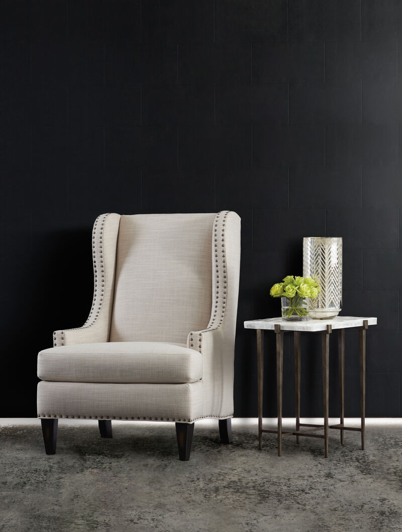 Melange Bellis Accent Table in Cream image number 1