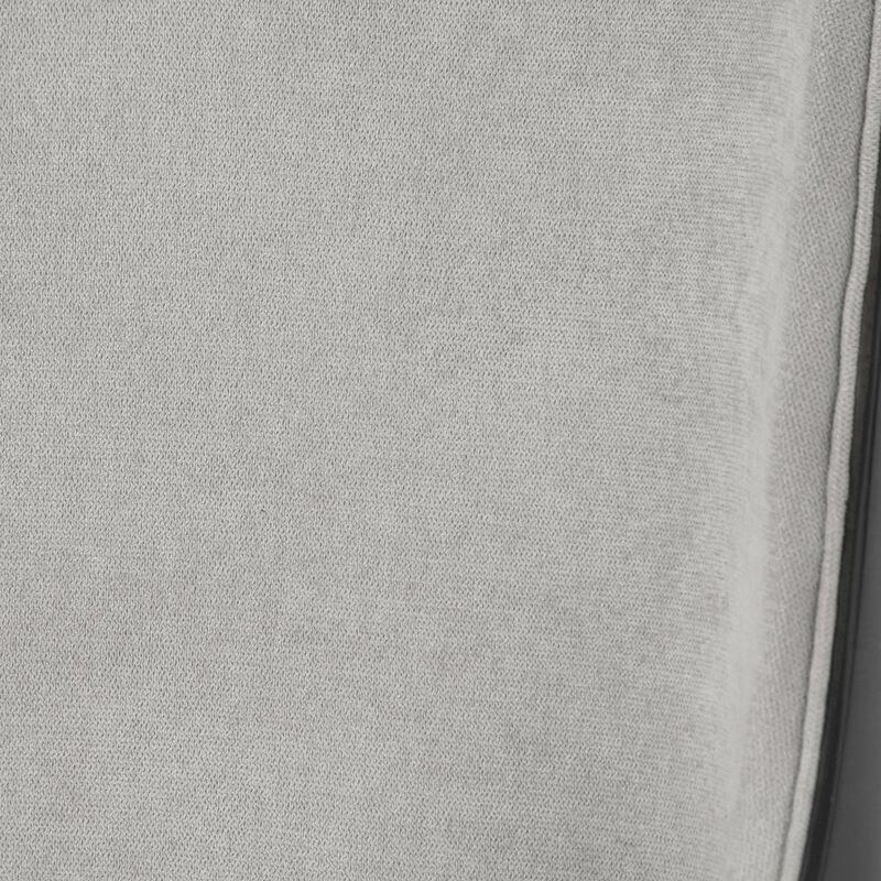 Glamour Home Set of 2 Asma Fabric Chair with Black Bentwood Back and Solid Wood Legs