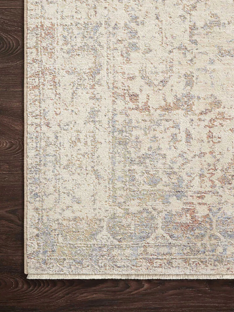 CARose CAR05 Ivory/Multi 18" x 18" Sample Rug