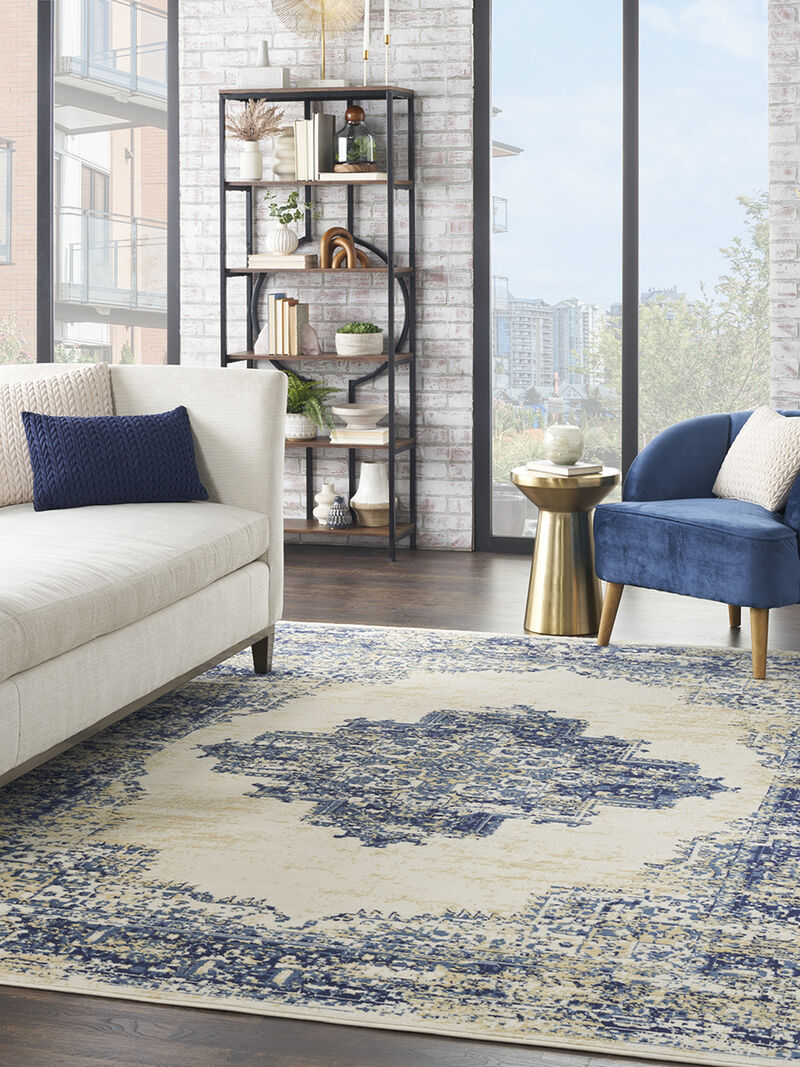 Grafix GRF14 White 7'10" x 9'10" Rug