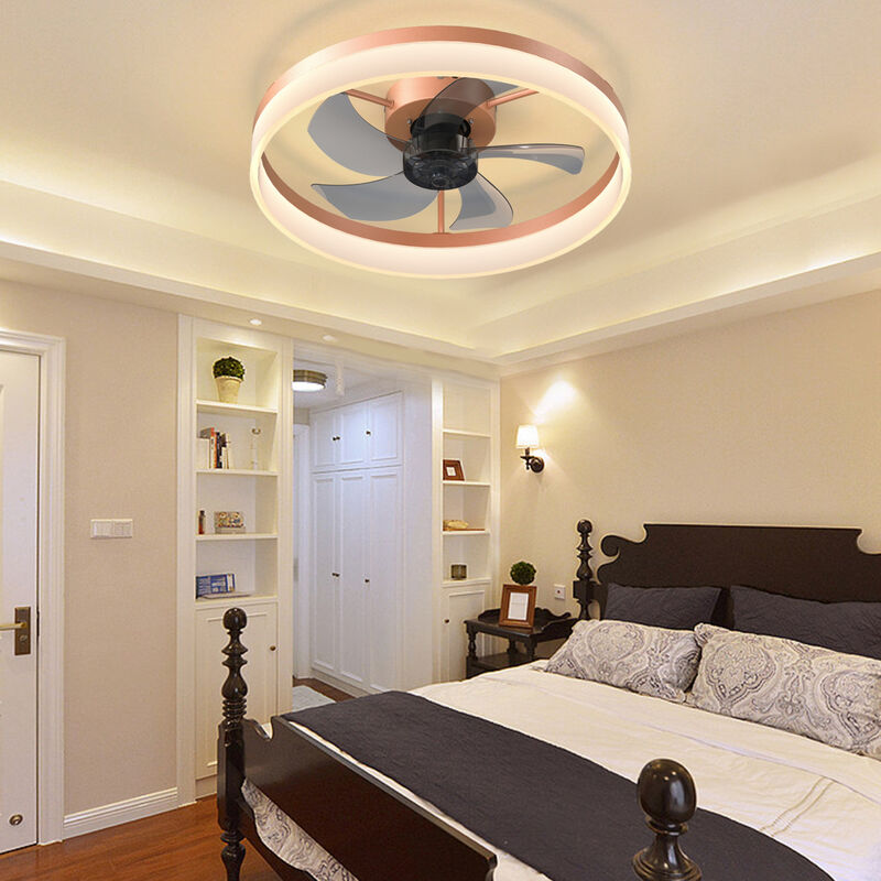 ELEMENT ACE Modern Ceiling Fan with Integrated Dimmable LED Lighting image number 4