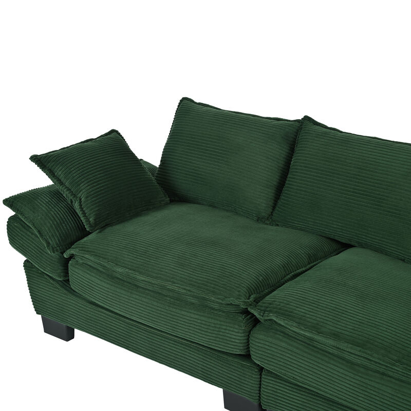 Merax Corduroy Fabric Sofa Couch