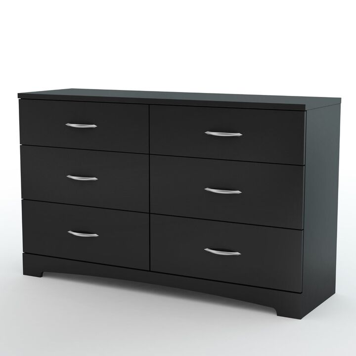 6-Drawer Dresser for Contemporary Bedroom Storage and Organization