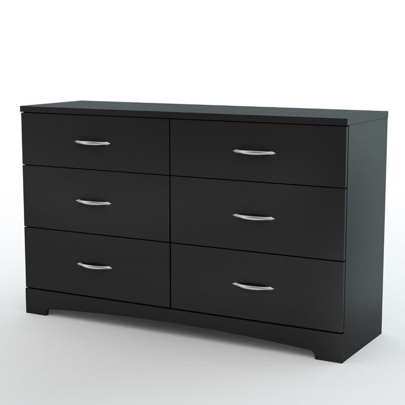 6-Drawer Dresser for Contemporary Bedroom Storage and Organization
