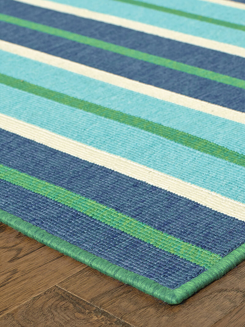 Meridian 5'3" x 7'6" Blue Rug image number 1