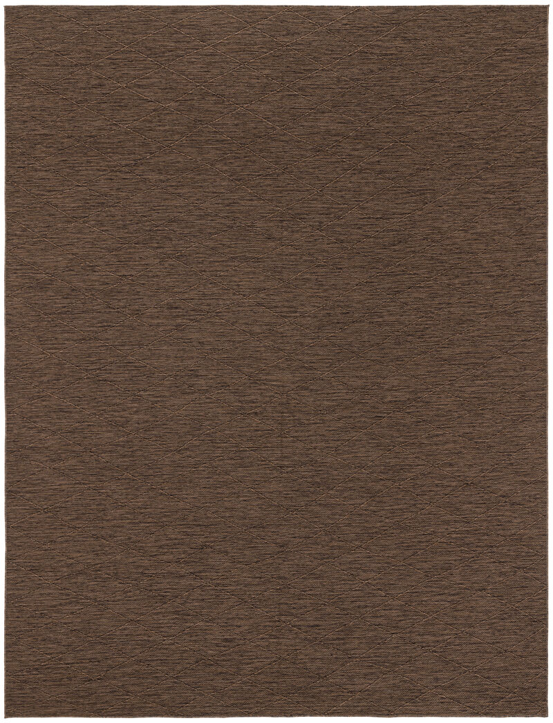 Washable Solutions WSL01 Mocha 10' x 14' Rug