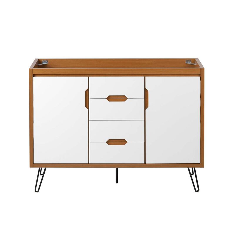 Modway Energize 47" MDF and Particleboard Bathroom Vanity Cabinet - White image number 2