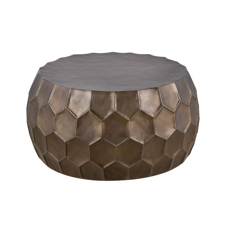 Rivarisse Black Patterned Coffee Table