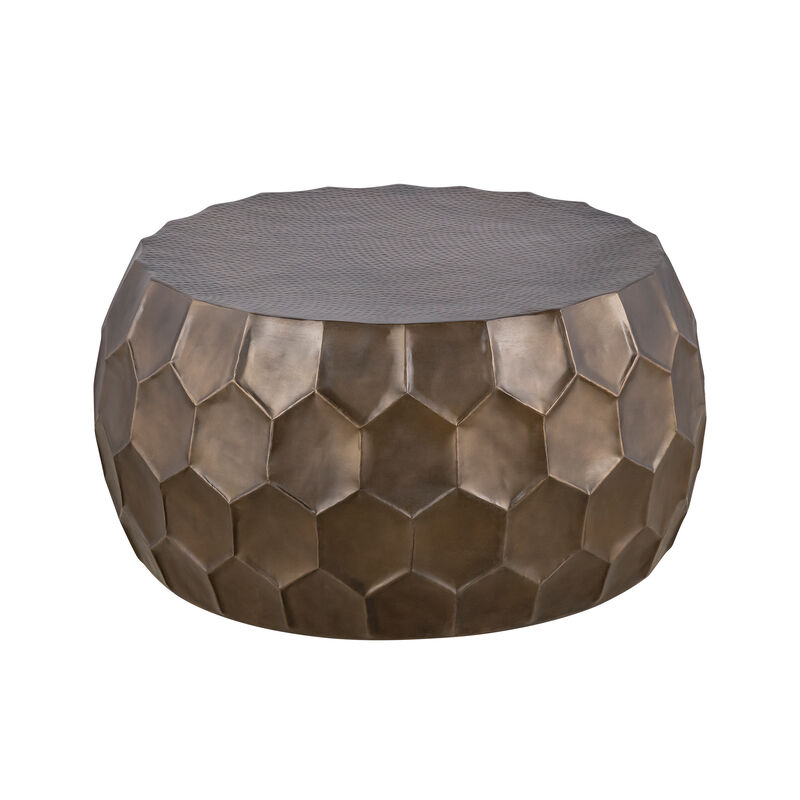 Rivarisse Black Patterned Coffee Table image number 0