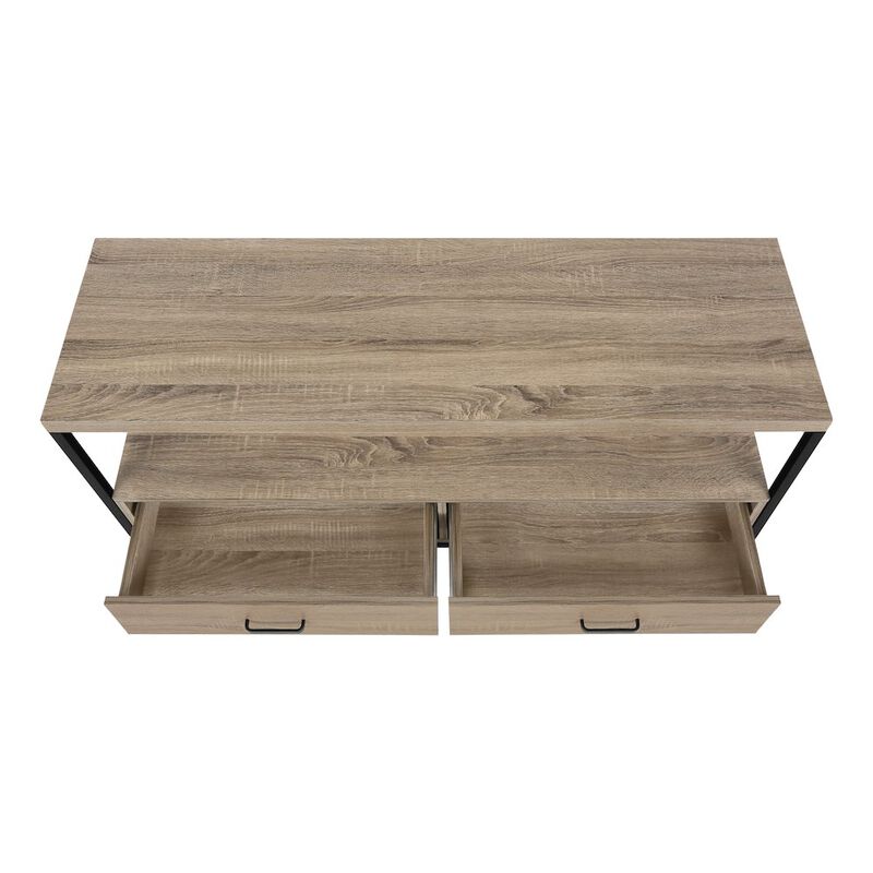 Tv Stand, 48 Inch, Console, Media Entertainment Center, Storage Drawers