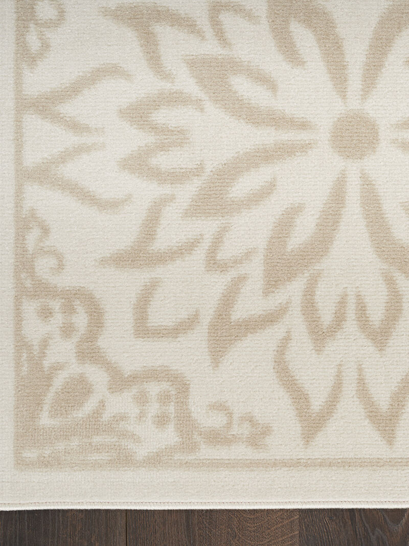 Jubilant JUB06 Ivory/Beige 5'3" x 7'3" Rug
