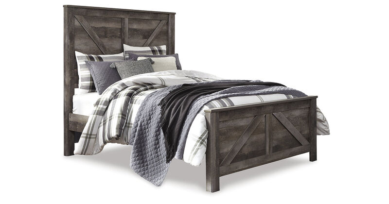 Wynnlow Queen Crossbuck Panel Bed image number 0