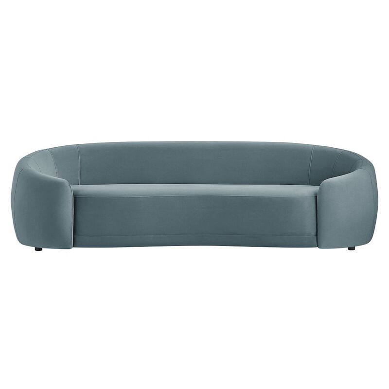 Contessa Curved Performance Velvet Sofa image number 5
