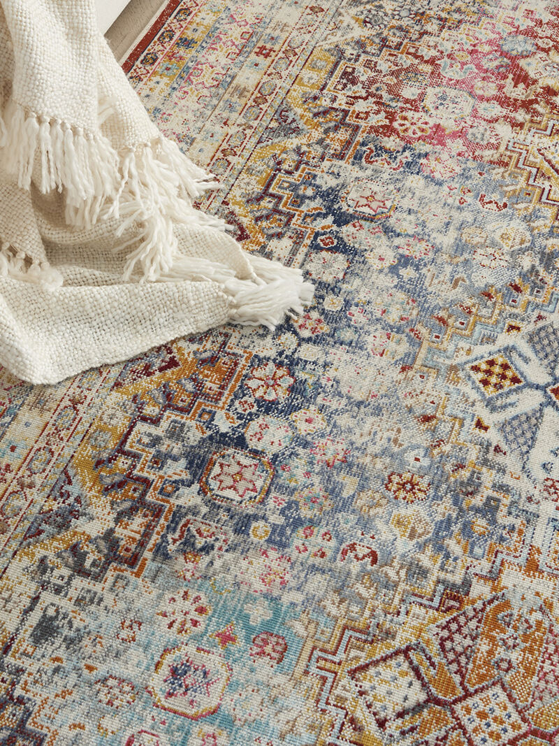 Vintage Kashan VKA09 Multicolor 5'3" x 7'10" Rug