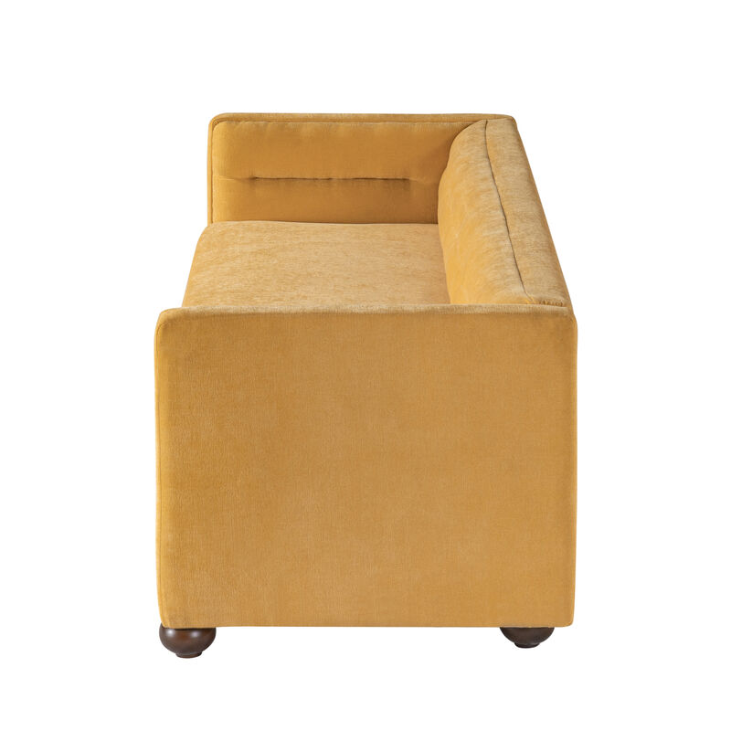 Gaxgox Modern Chenille 3 Seater Sofa image number 5