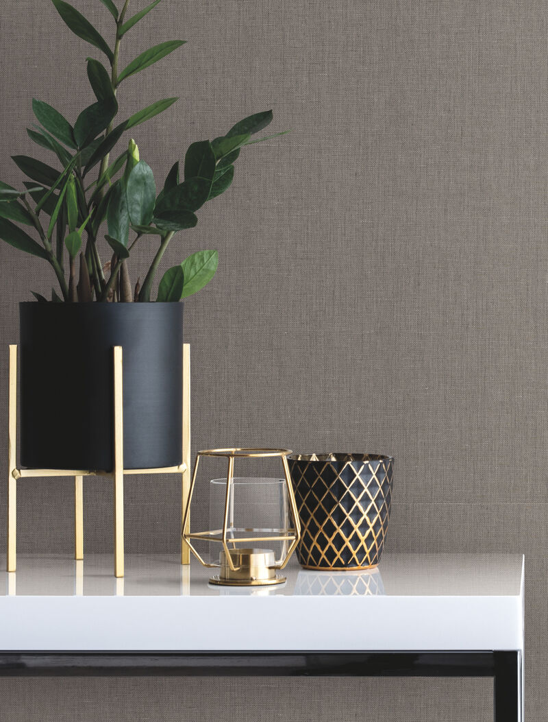 Crosshatch String Black & Grey Wallpaper image number 4