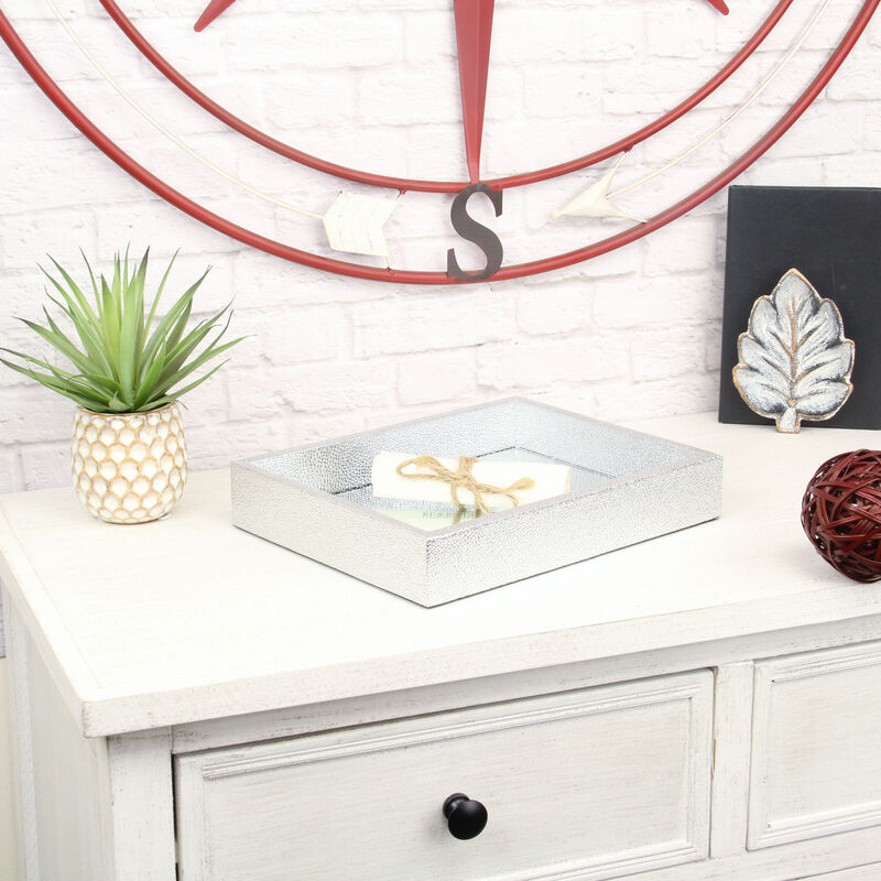 Rectangular Handmade Wood Tray with Handles &ndash; Decorative and Functional Serving Tray for Everyday Use