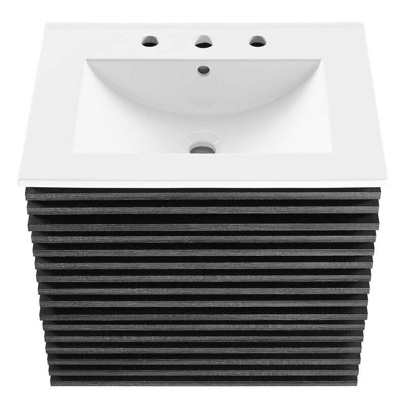 Render 24" Wall-Mount Bathroom Vanity image number 5