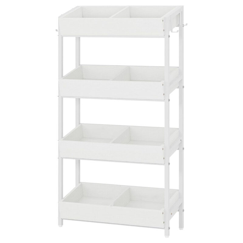 4-Tier Metal Retail Display Rack Stand for Products, Snacks & Accessories image number 0