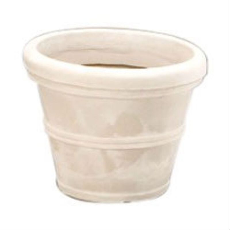 QuikFurn 12-inch Diameter Poly Resin Round Planter