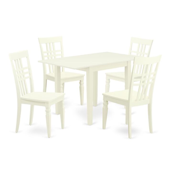 Dining Room Set Linen White
