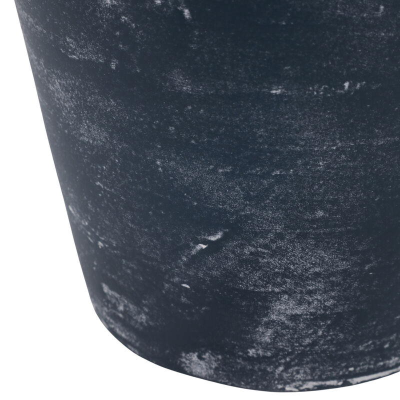 12x9" Twisted Handle Terracotta Vase, Blue image number 5
