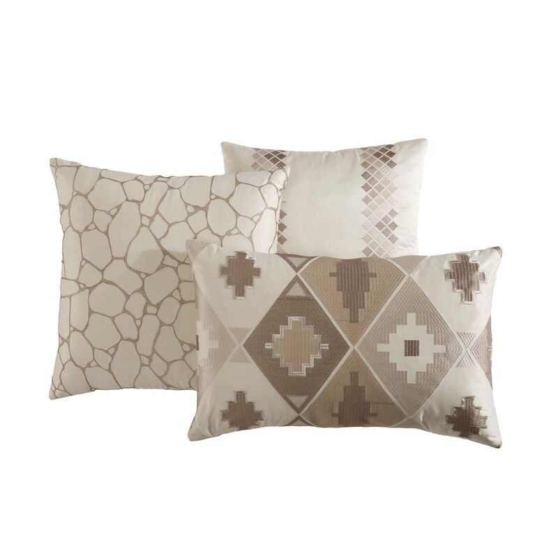 Texture Print Geo 10 pc King