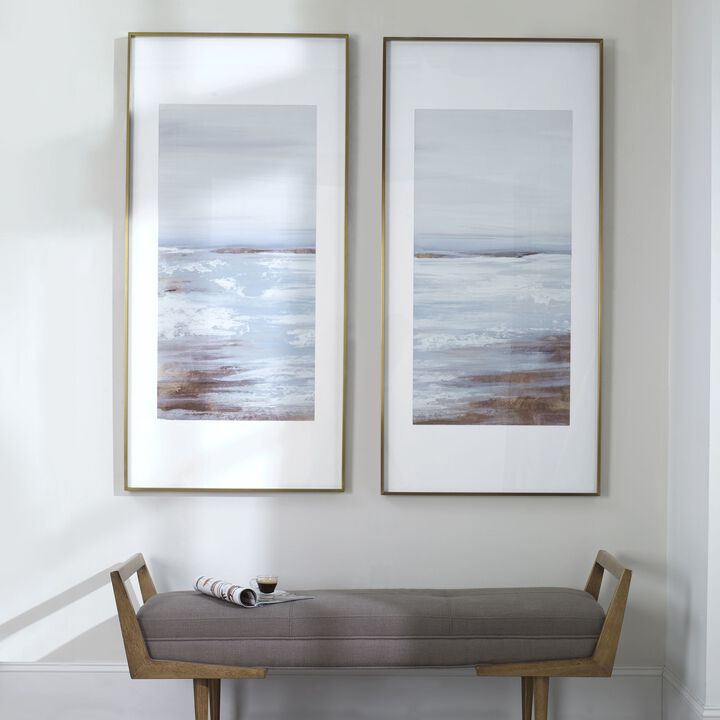 Coastline Framed Prints (Set of 2)