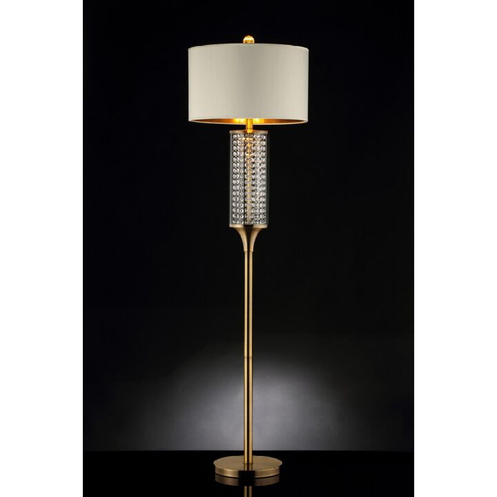 Streamdale 62.25-Inch Pluviam Crystal Floor Lamp