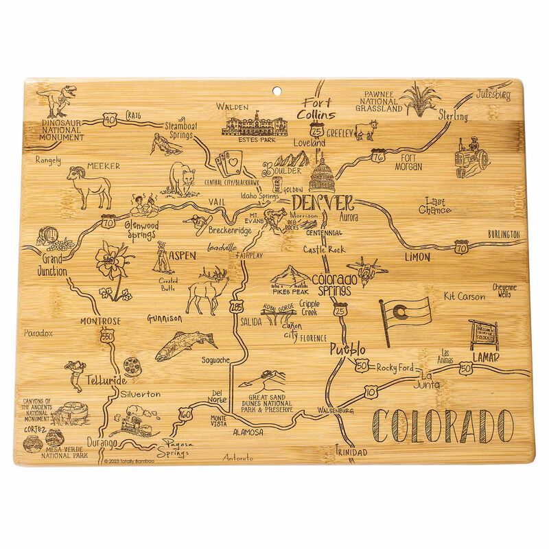 Destination Colorado Cutting Board, 14-1/2" x 10-3/4"