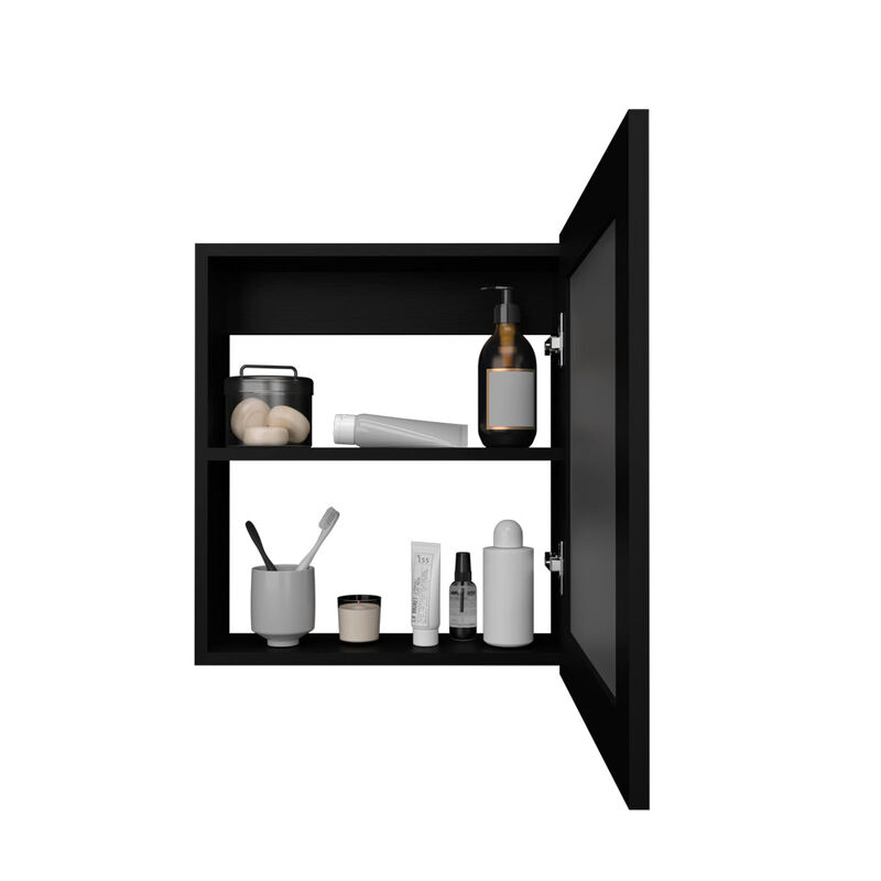Medicine Cabinet Hailey, Bathroom, Black