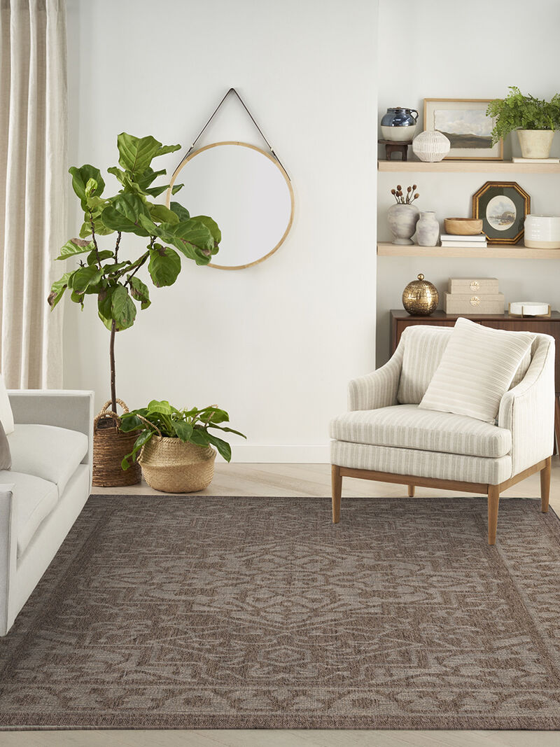 Tulum TLM05 Brown 9' x 12' Rug