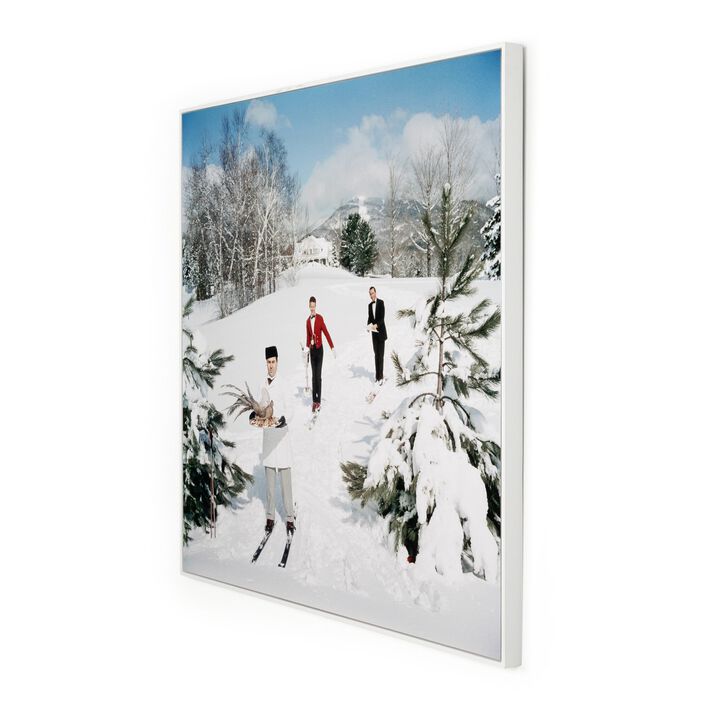 Skiing Waiters by Slim Aarons