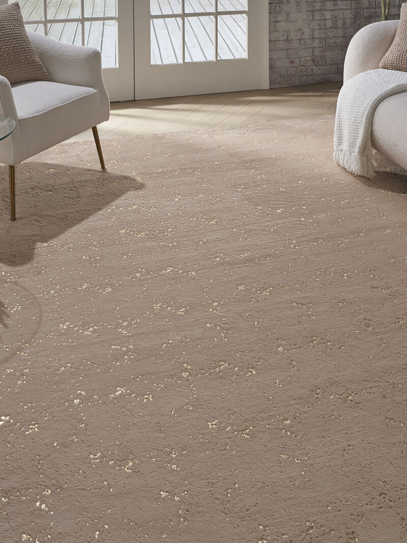 Cozy Shimmer CSH01 Beige/Gold 7'9" x 9'9" Rug