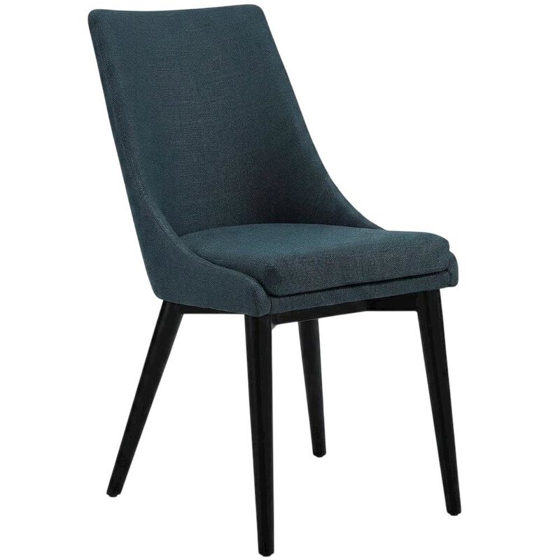 Fabric-Upholstered Dining Chair with Cushioned Seat image number 1