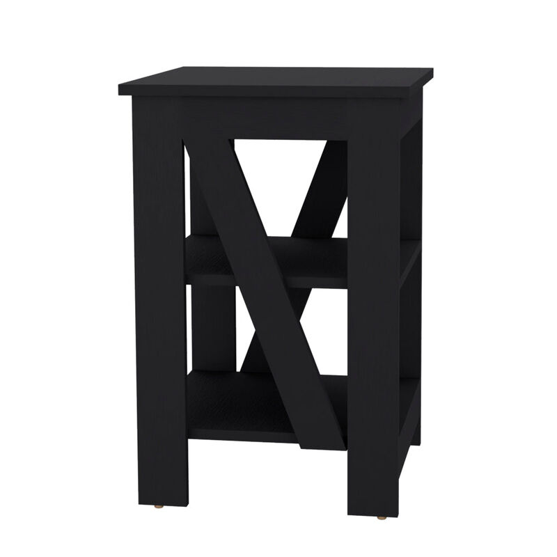 Side Table Rossville, Living Room, Black