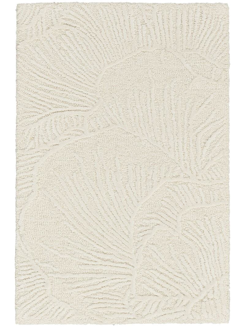 Avra AVR01 Ivory 5'3" x 7'3" Rug image number 0