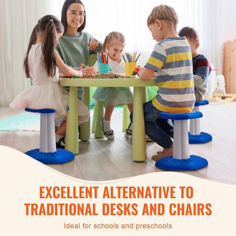 Kids Active Wobble Chair with Soft Cushion Improves Focus and Posture for Classroom image number 3