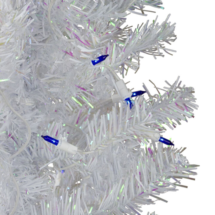 4' Pre-Lit Medium Pine Artificial Christmas Tree - Blue Lights