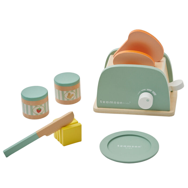 Little Chef Frankfurt Toaster Play Kitchen Accessories, Green image number 3