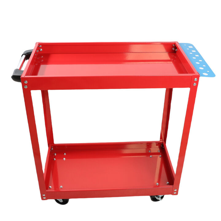 ELEMENT ACE Heavy Duty Rolling Utility Tool Cart with 400 LBS Weight Capacity Ideal for Garage, Warehouse, Workshop, Office and Home Storage Organization