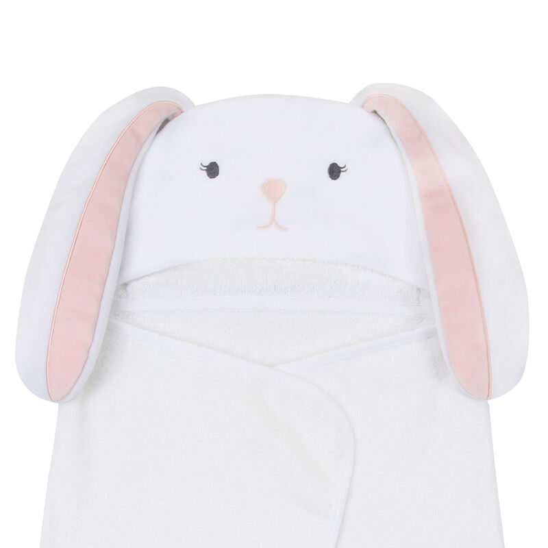 Lambs & Ivy Baby/Infant Luxury Cotton Terry Bunny Hooded Bath Towel