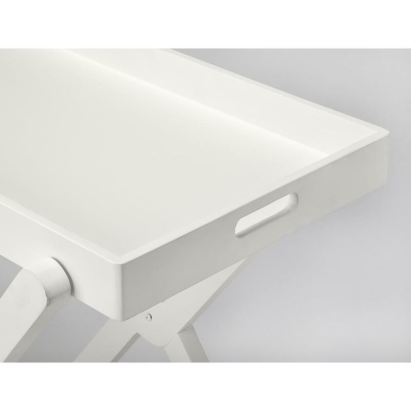 Butler Specialty Company Edna Tray Table, White