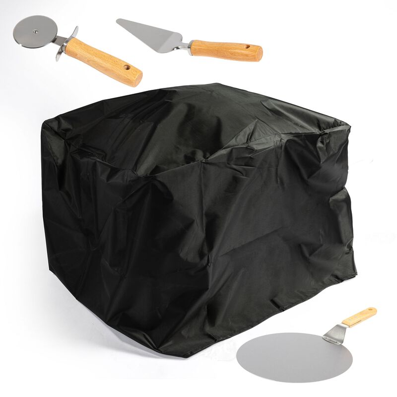 Mondawe 12 Inch Outdoor Portable Gas Pizza Stove With Gas Hose And Regulator Pizza Stove