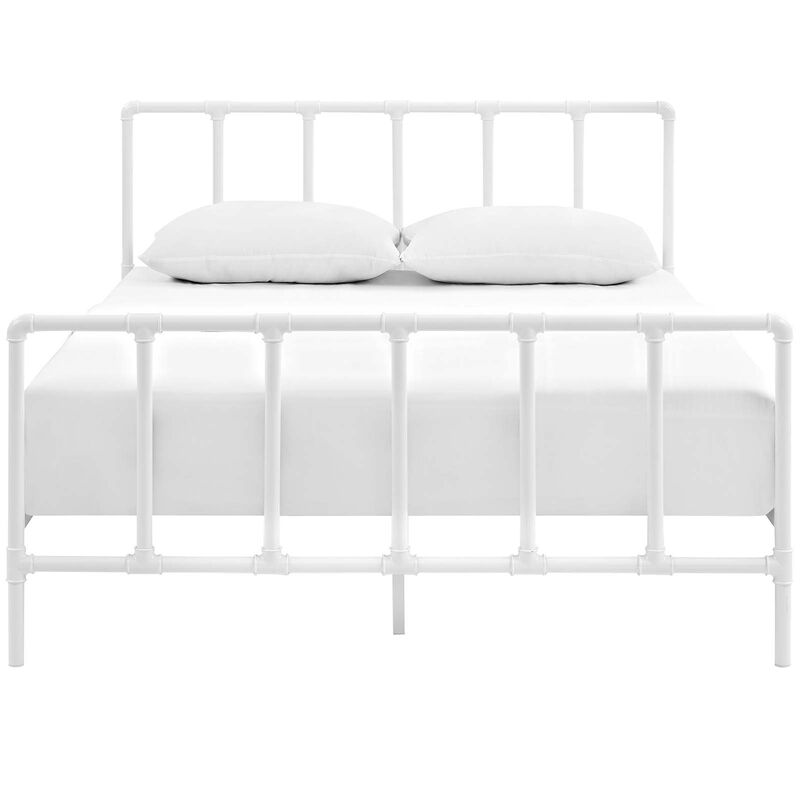 Modway - Dower Queen Stainless Steel Bed image number 4