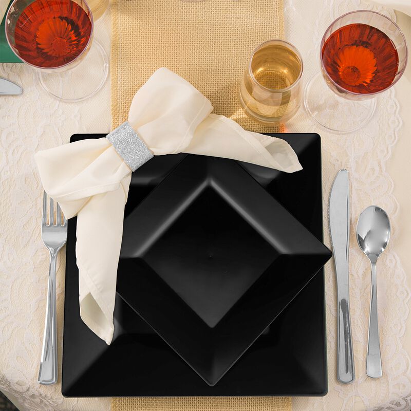 Square Plastic Wedding Value Set (30 Sets) image number 7
